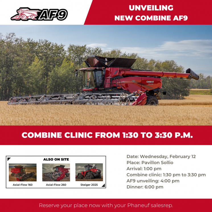 Unveiling new combine AF9